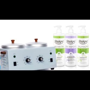 Brand new Starpil waxer with before and after care